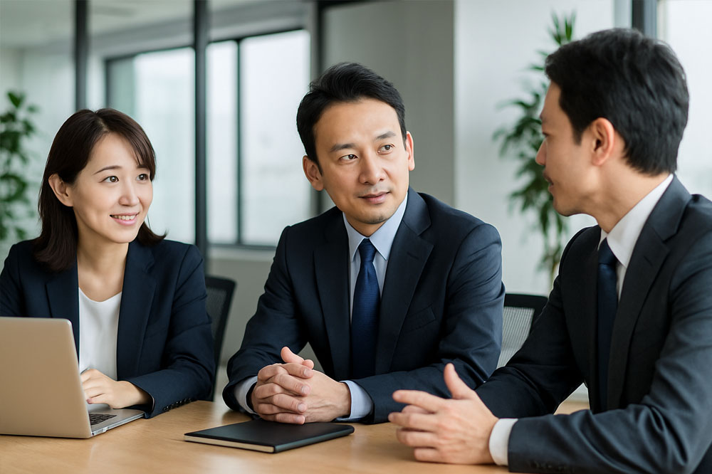 ビジネス会議の様子